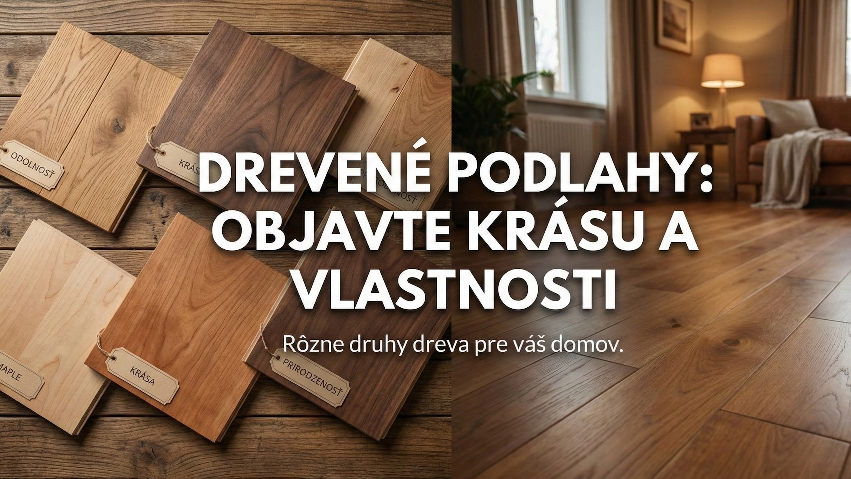 Drevené podlahy: Objavte krásu a vlastnosti rôznych druhov dreva